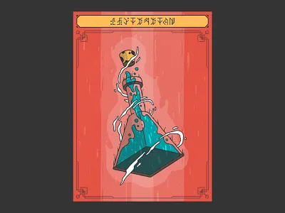 Potion card cork elixir energy glass grain illustration levitation magic nft potion texture thierry fousse thunderfang