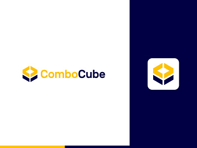 Combo Cube - Logo Design Concept branding clean combo cube design graphic design logo