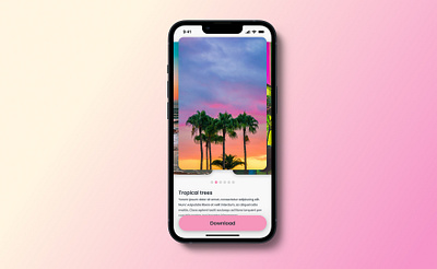 Picture Slider / Daily UI Challenge app design screen ui