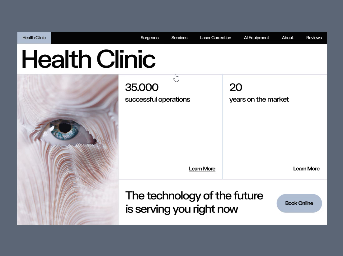 Example of Landing Page Design