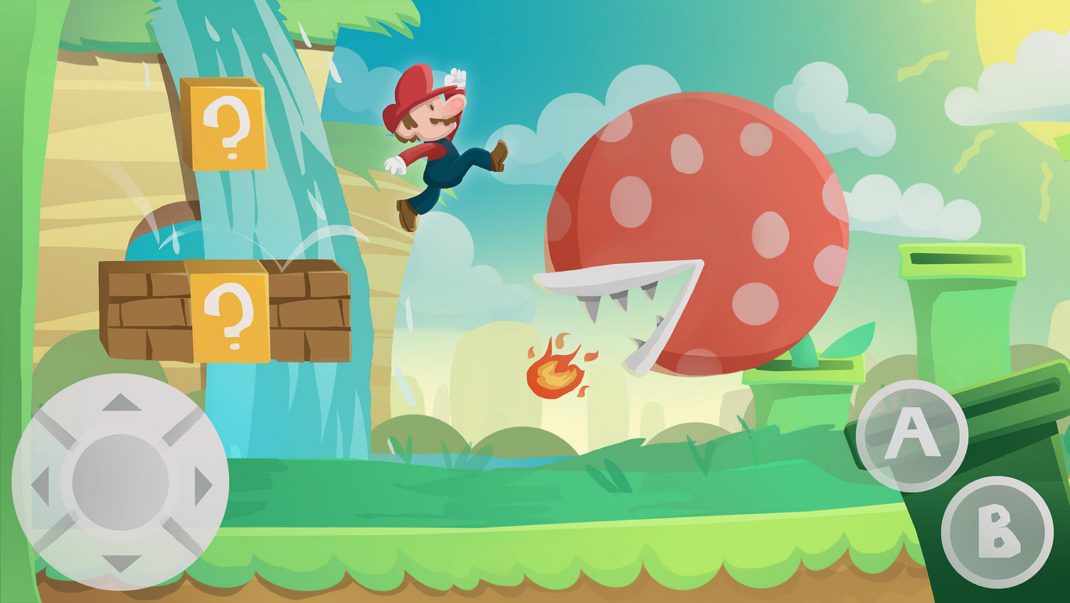 Super Mario Mobile Concept by Aline Sentone on Dribbble