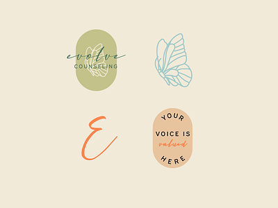 Counseling and Therapy Branding branding counseling branding counseling logo design graphic design logo mental health mental health logo therapy branding
