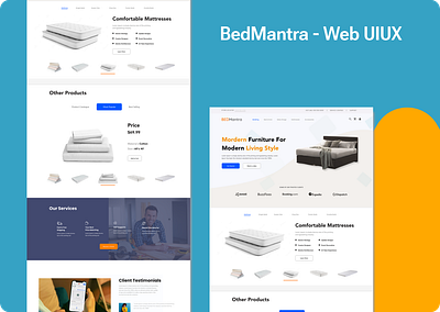 BedMantra Phase I design exprience design ui ux visual design