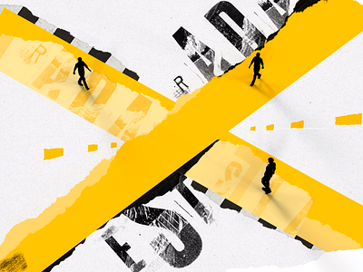 Pela Estrada fora - Opening Title 2d advertising animation colour design food graphic design graphics grunge lisbon motion motion graphics paper photoshop portugal texture textures tv type yellow