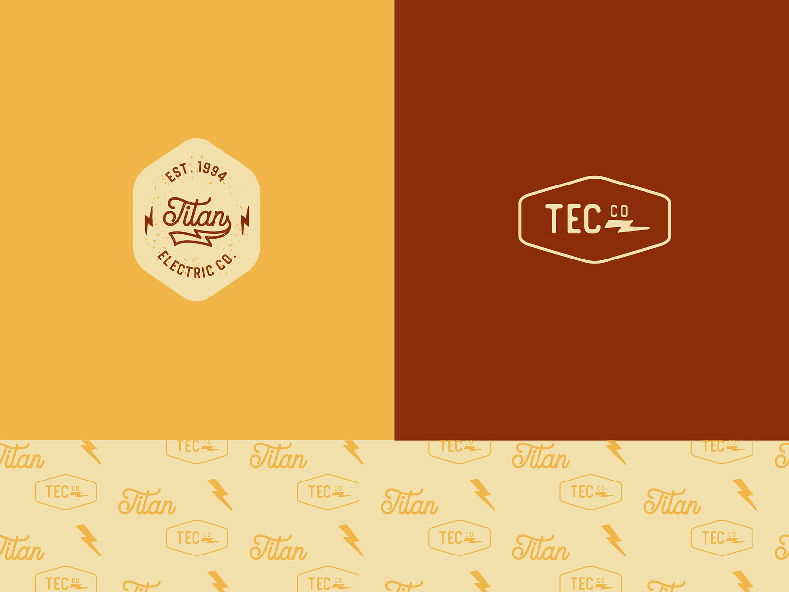 Titan Electric Branding by Sydney Strnad on Dribbble