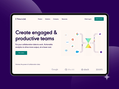 Time is Ltd. – Website animation app data design minimal product saas time ui ux web webflow