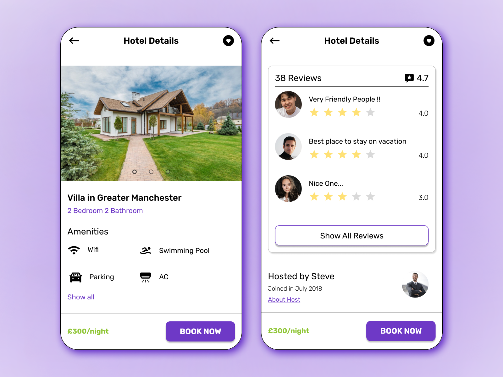 Staywise Hotel Booking App UI by Najad on Dribbble