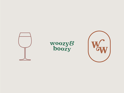 Woozy Wines Brand Concept - Stickers branding design graphic design logo wine branding wine company wine stickers