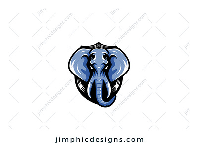 Elephant Logo branding design elephant graphic design logo vector