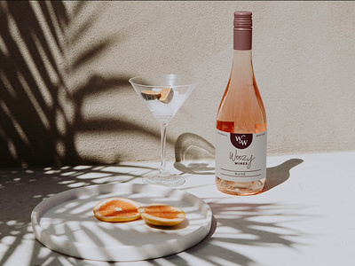Woozy Wines Brand Concept branding design label logo packaging rose rose wine wine wine branding wine company wine label