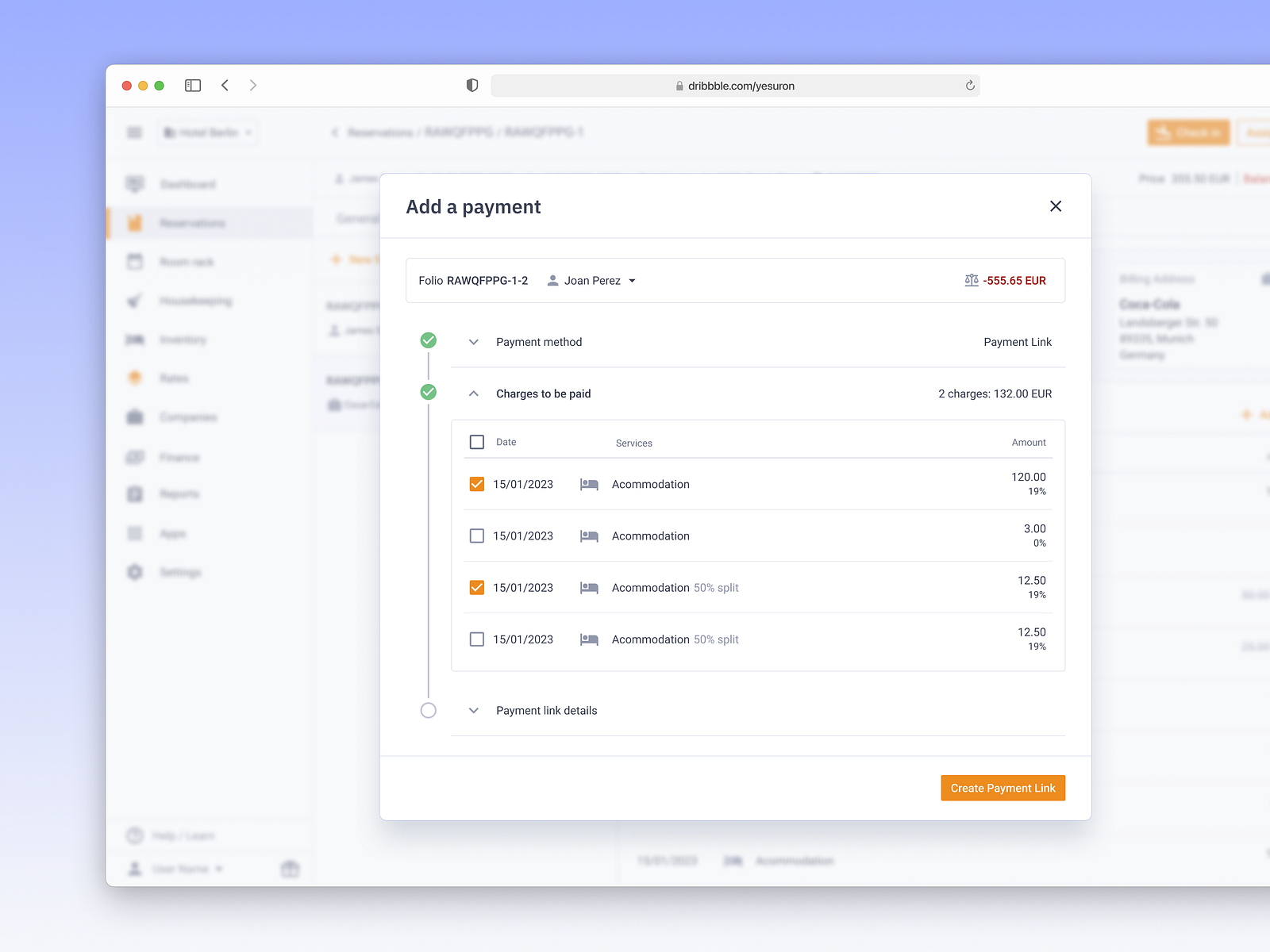 add-a-payment-in-apaleo-s-app-by-gabriel-yesuron-on-dribbble