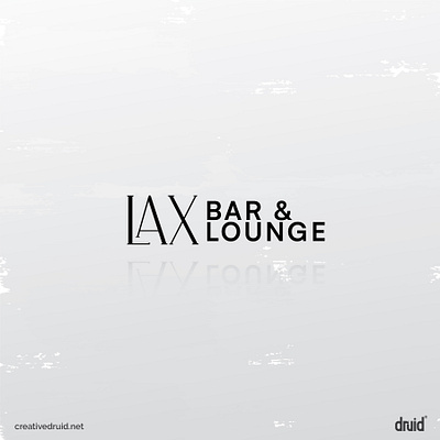 LAX Bar & Lounge Logo adobe illustrator art brand branding classy logo creative design elegant logo graphic design illustration logo logo art logos original logo