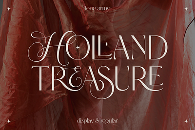 Holland Treasure Hybrid Font display dual duo hybrid logotype modern sans serif script text