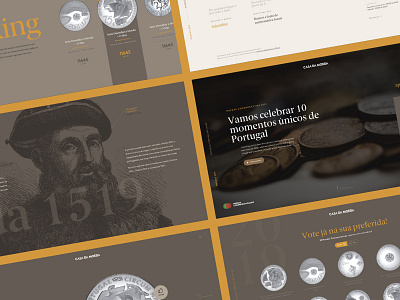 Branding & Website for Casa da Moeda branding casadamoeda design graphic design illustration ui ux webdesign website