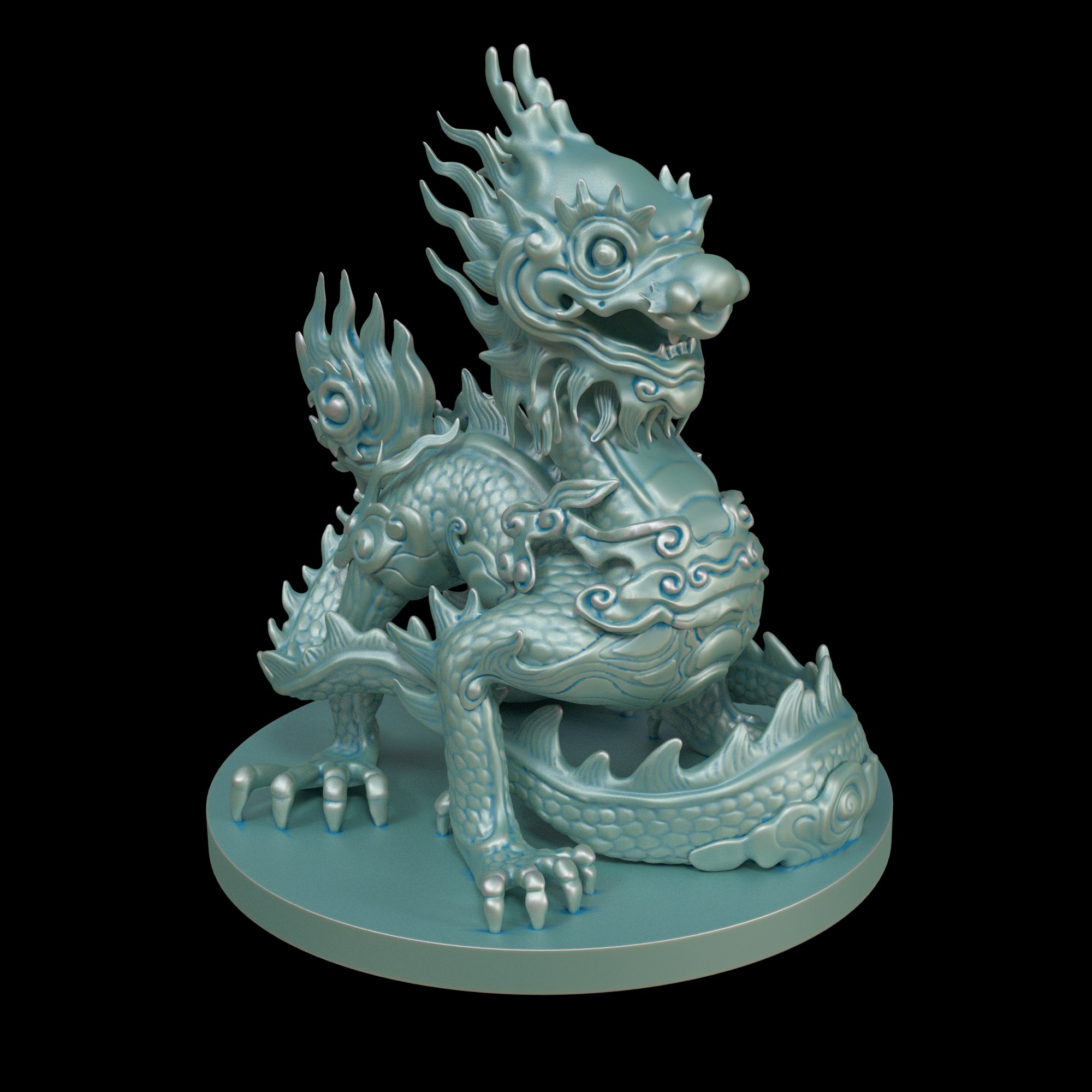 Imperial dragon (3d-print) app branding design graphic design illustration logo typography ui ux vector