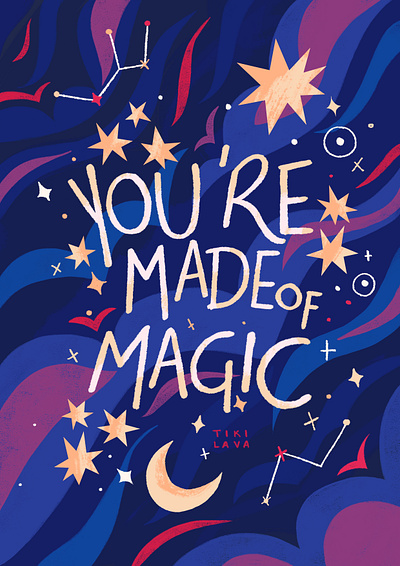 You are made of Magic design digitalart editorial graphicdesign illustration