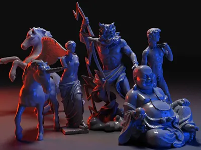 Famous Sculptures collection app branding design graphic design illustration logo typography ui ux vector