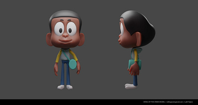 Craig of the Creek Model 3d animation blender cha character design lafespaceart