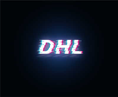 DHL Logo Design blue branding colorful logo creative logo design dhl dhl logo gradient graphic design logo logo design logo type minimalist logo red