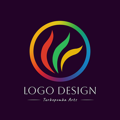 Logo design in dark theme. Brand. Emblem. Vector illustration element graphic design