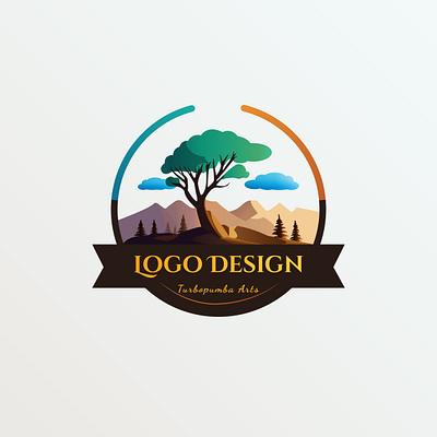 Logo design. Brand. Company`s emblem. Vector illustration branding excursion