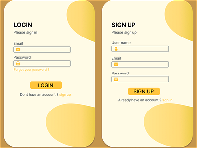 Login / Sign up page app form graphic design log in log out login login page logout minimal mobile password sign in sign up ui