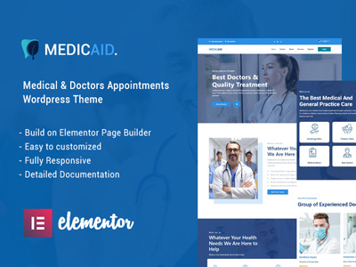 Medicaid - Medical Services & Doctor Checkup Wordpress Theme