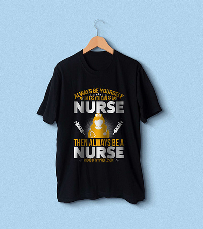 Nurse T-Shirt Design 13 adventure branding design doctor event graphic design illustration nurse nurse t shirt nursetshirt outdoors t shirt tee
