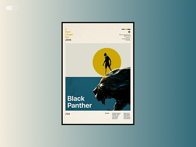 Movie Poster: Black Panther build build 2.0 design design inspiration designdrug inspiration poster poster design ui ux watchmegrow