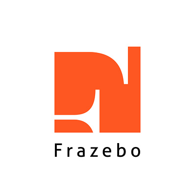 Frazebo artistic collective branding graphic design logo orange