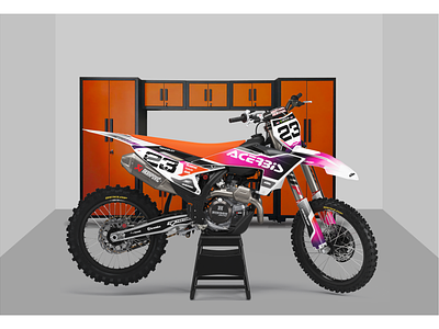 Acerbis Team - Purple Fader Kit 2023 acerbis acerbis plastic custom graphics dunlop tires graphics kit jacob reinholdt ktm motocross motocross graphics mx mx graphics mx renderings pro motocross promoto smx supercross supermoto