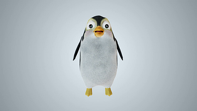 Penguin ++ 3d animals 3d for buying 3d for purchase 3d life 3d models 3d ocean set 3d set amazing animals beautiful penguin best 3d models fur design furry penguin illuminz matter motions