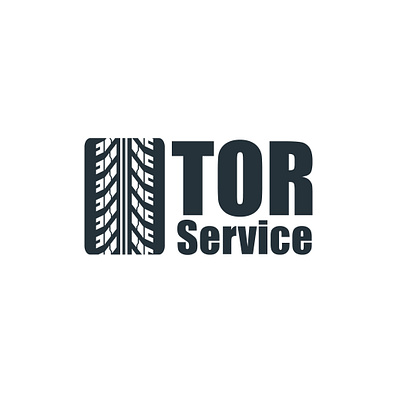 Tor Service branding graphic design heavy transport maintenance logo truck wheel truck