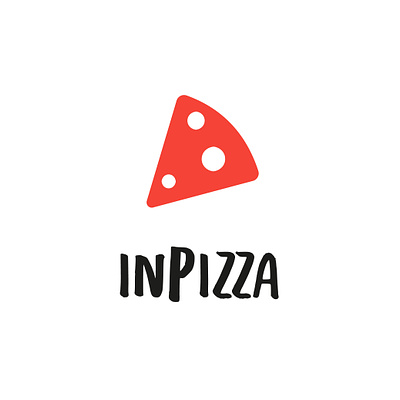 InPizza branding graphic design italian italy logo pizza pizzeria red slice of pizza slide