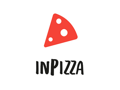 InPizza branding graphic design italian italy logo pizza pizzeria red slice of pizza slide