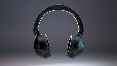 Earphones 3D Model 3d 3d modeling animation 2d cinema 4d earphones hard surface motion design