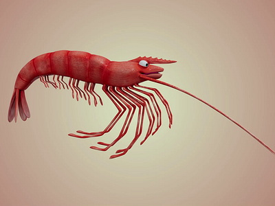 The time to enjoy the Shrimp :) 3d character design 3d designs best 3d work great 3d work matter 3d series matter motion design matter motions matter motions ocean life shrimp shrimp 3d shrimp character designs top 3d models