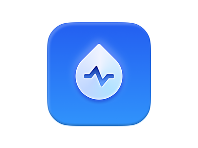 iOS icon for Cold Habits 💧 app app icon apps brand branding cold cold exposure design icon iconography icons