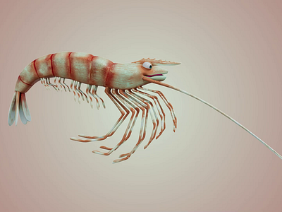 Shrimp ++ 3d shrimp best 3d designs matter motions design shrimp shrimp design