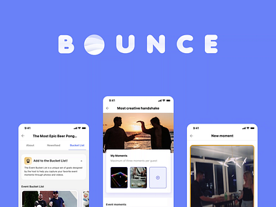 Bounce - Event Platform animation product design ui ui design user experience user experience design ux ux design
