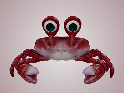 The glare of the crab. 3d crab 3d crab matter motions best 3d models crab design crab graphics for purchase creative marketplace best models illuminz matter 3d works matter motions studio most bought 3d graphics popular on dribbble the best