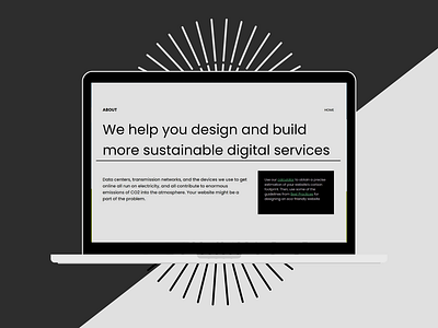 Sustain-Web green website design inspiration