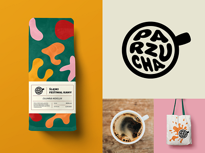 Coffee festival visual identity branding coffee coffee bag colorful event festival graphic design logo