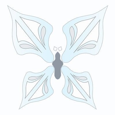 White Butterfly design graphic design illustration