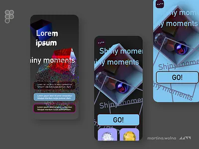 Unicorn jelly gelly UI homepage design design download figma free heavy ilustrations mobile rich shine strong ui