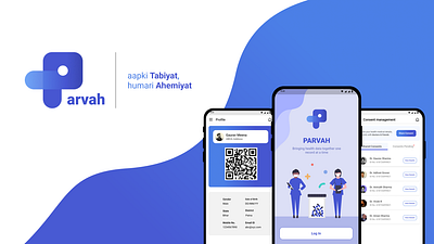 Parvah: One-stop Solution for Health Record Management app behance case study doctor healthcare iit inter iit product design ui ux