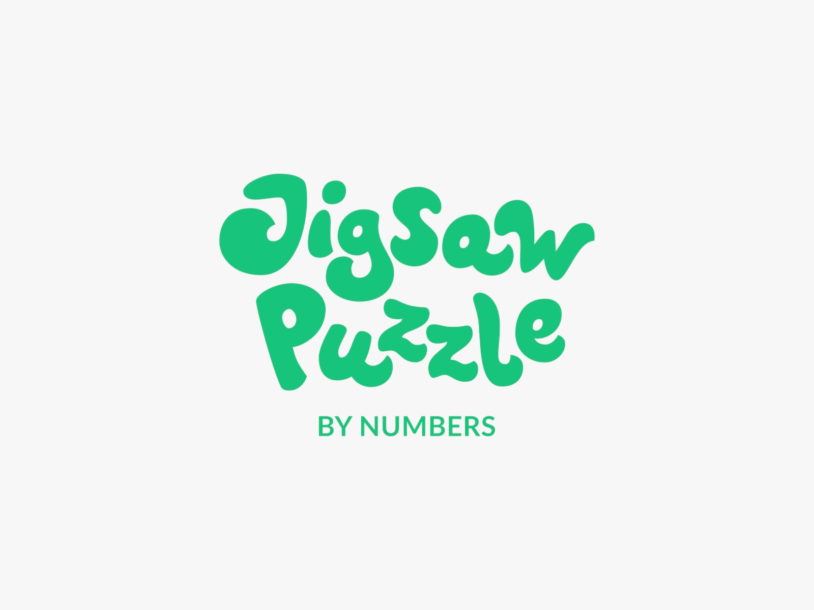 Jigsaw Puzzle logo after effects animated logo animation app hand lettering logo motion design puzzle