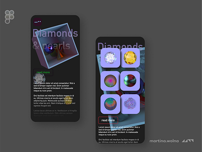 Dark strong UI with illustrations for mobile contrast dashboard dashbord diamonds download figma iphone png shiny shiny free strong