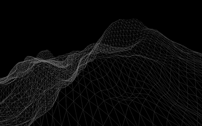 3D Interactive Wave pt.5 — coding an app 3d abstract animation around coding concept dots lines moving shapes visualisation wallpaper waveform wavelength