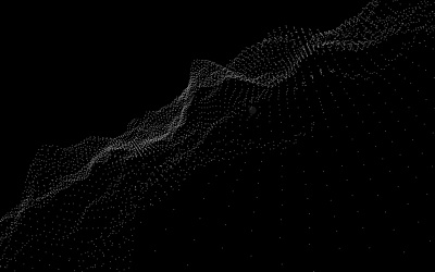 3D Interactive Wave pt.9 — coding an app abstract animation art concept design dots grid illustration mesh motion graphics mountains peak peaks topography waves